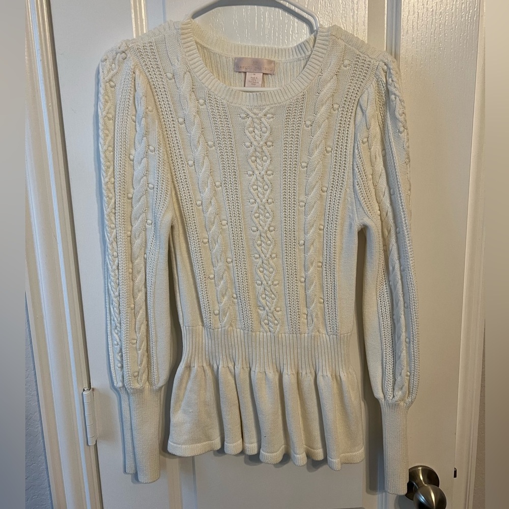 Rachel Parcell peplum sweater